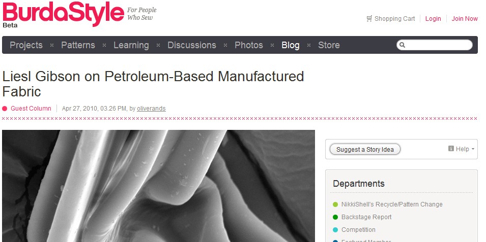 5 Textile Related Blog Posts from Our Friends at Burda Style 1 Burda Style - Fibers