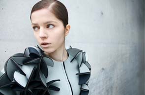 Non-Traditional Textiles at Their Best 1 Alba Prat-neoprene garment