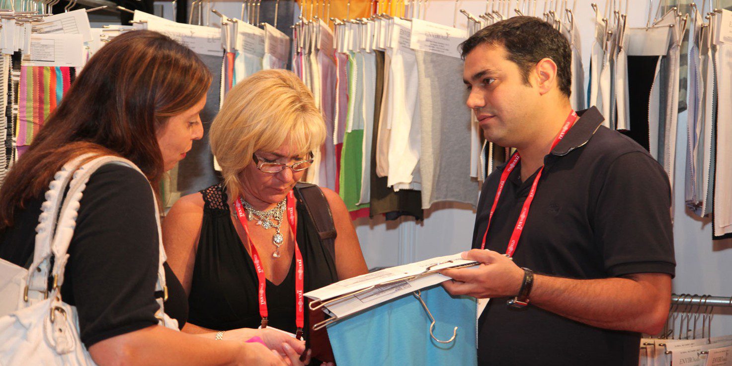 textile buyer interaction