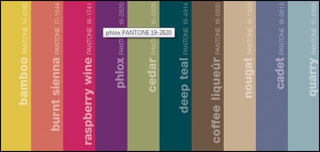 pantone colors men