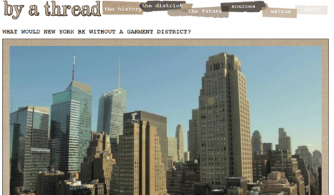 Columbia University Grad Students Explore the State of the Garment District 1 Byathread