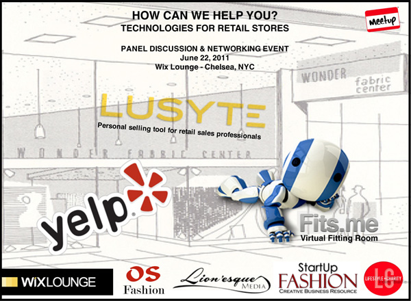 Open Source Fashion Meetup; Retail Education - (DATE CHANGE!) 1 StartUP FASHION - Open Source Fashion Meetup
