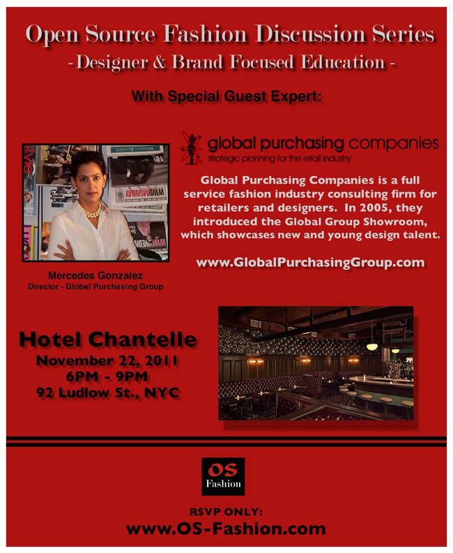 Open Source Fashion Discussion Series in New York 1 StartUp FASHION Open Source Fashion Discussion Event