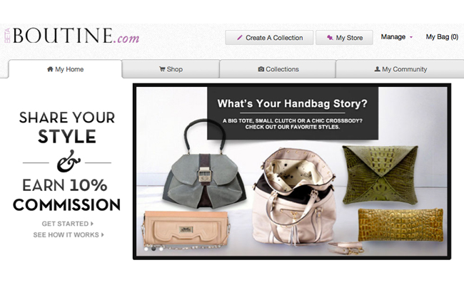 Boutine.com Promotes Emerging Designers and Rewards Sellers 1 StartUp FASHION - Boutine