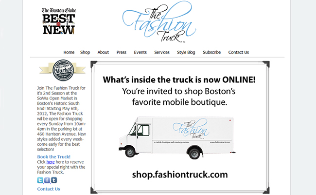 The Fashion Truck, A Unique Retail Outlet Featuring Emerging Labels 1 The Fashion Truck mobile Retail Boutique