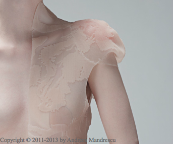 Andreea Mandrescu rubber textiles