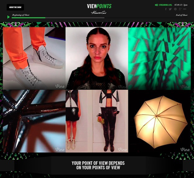 Kenneth Cole Viewpoints Vine Campaign