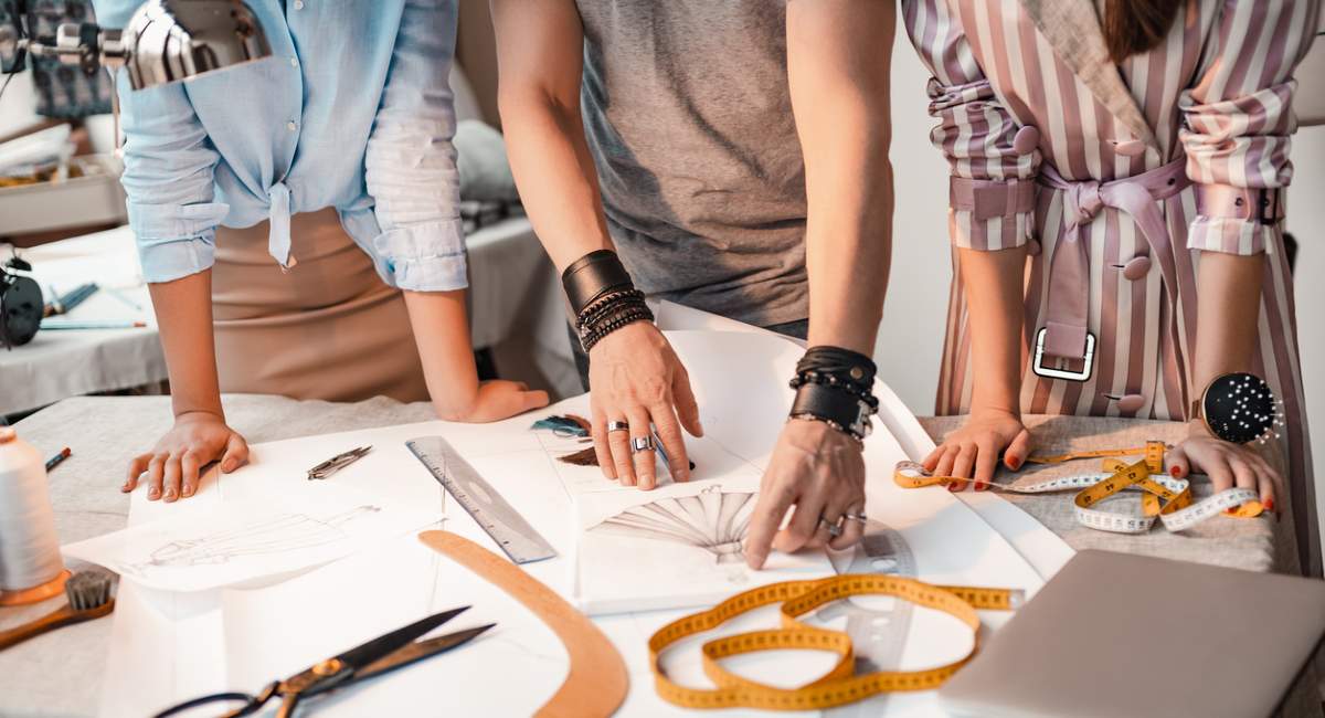 fashion designers putting together bill of materials